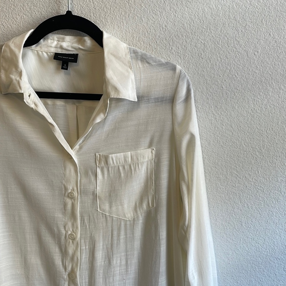 Duster length - button down